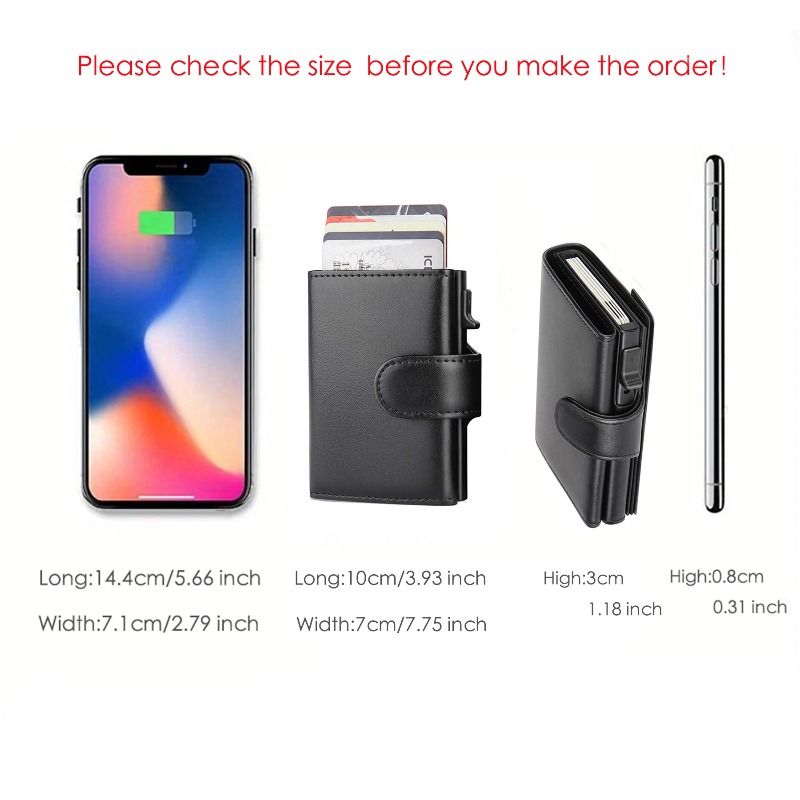 Metal Business Card Case Rfid  - Index Card Holder ulasan dan harga