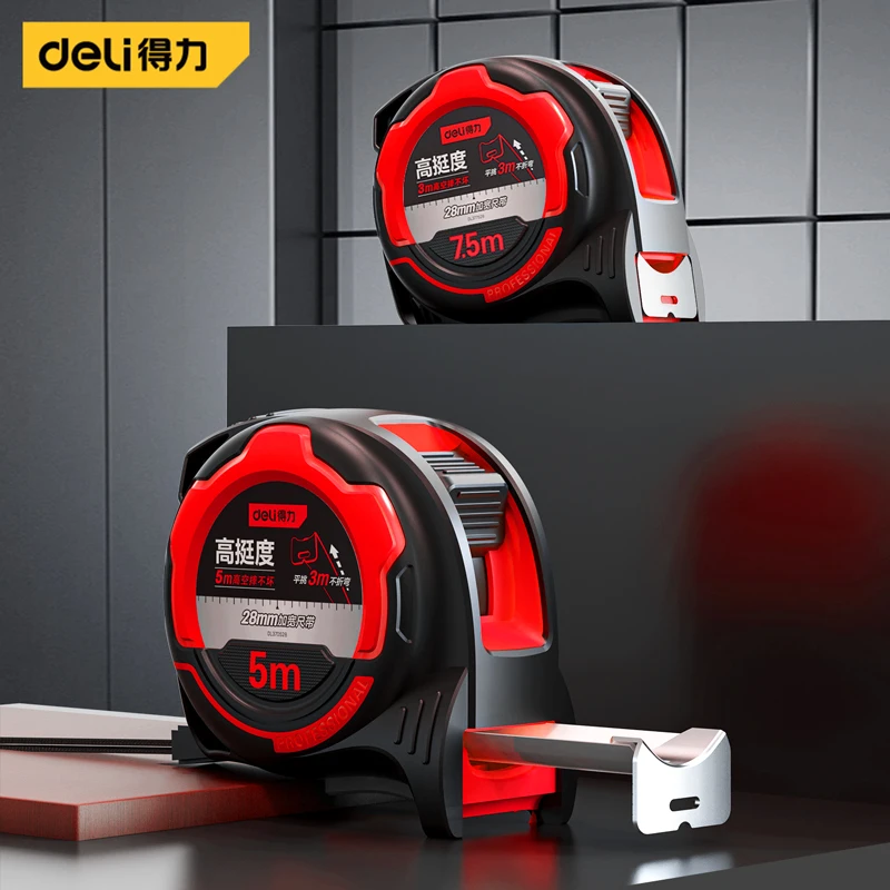 Deli 5/7.5M Thicken Carbon Ste - Tape Dispenser Weighted ulasan dan harga