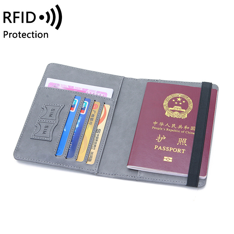 Unisex PU Leather Passport Hol - Index Card Holder ulasan dan harga