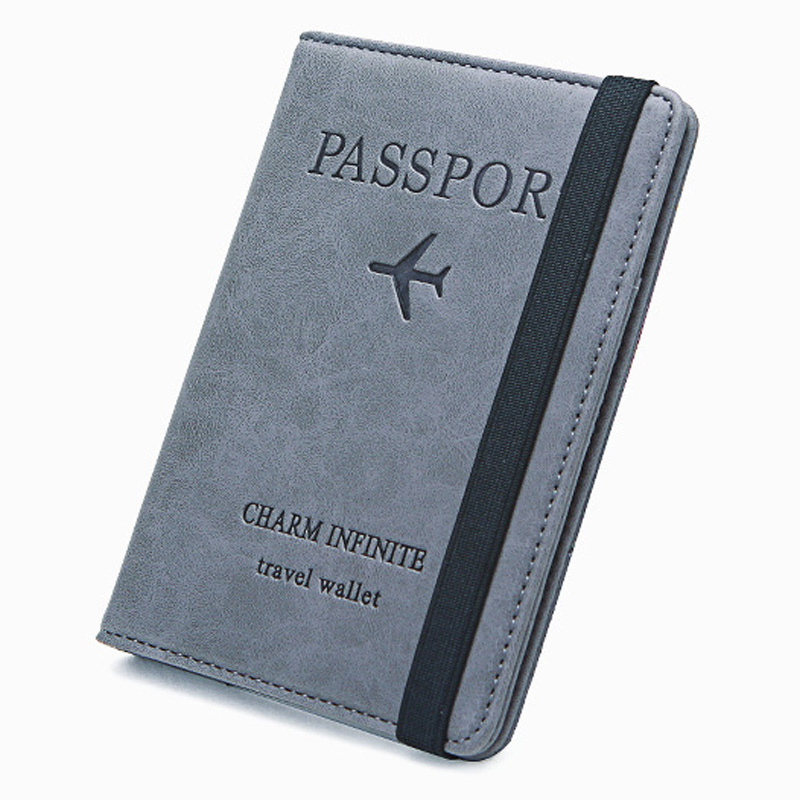 Unisex PU Leather Passport Hol - Index Card Holder ulasan dan harga