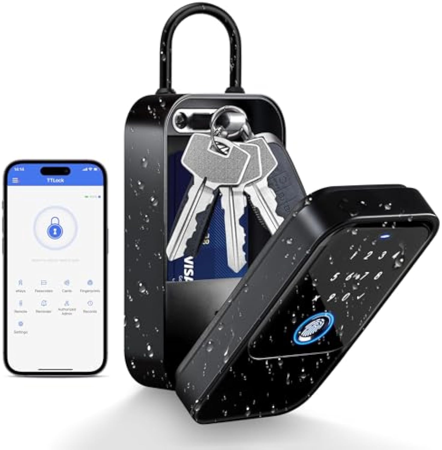 TTlock Smartkey Lock Box Home  - Card Index Box ulasan dan harga