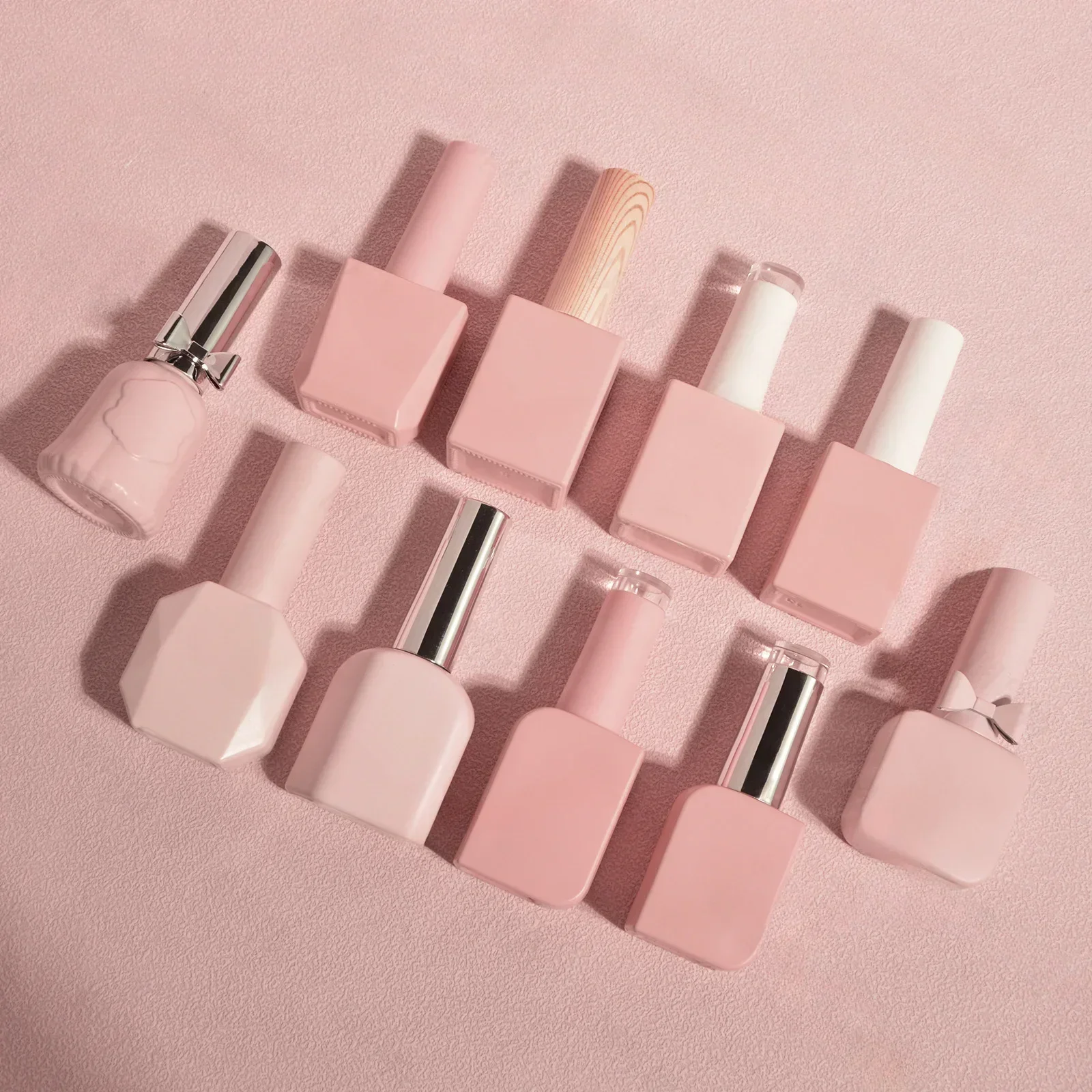 10Pcs Empty Nail Polish Bottle - Gel Refill Pack ulasan dan harga