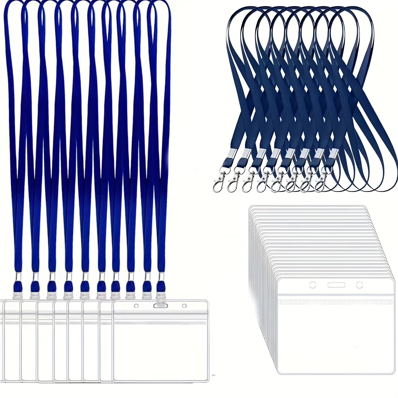 10 sets Transparent PVC ID Car - Index Card Holder ulasan dan harga
