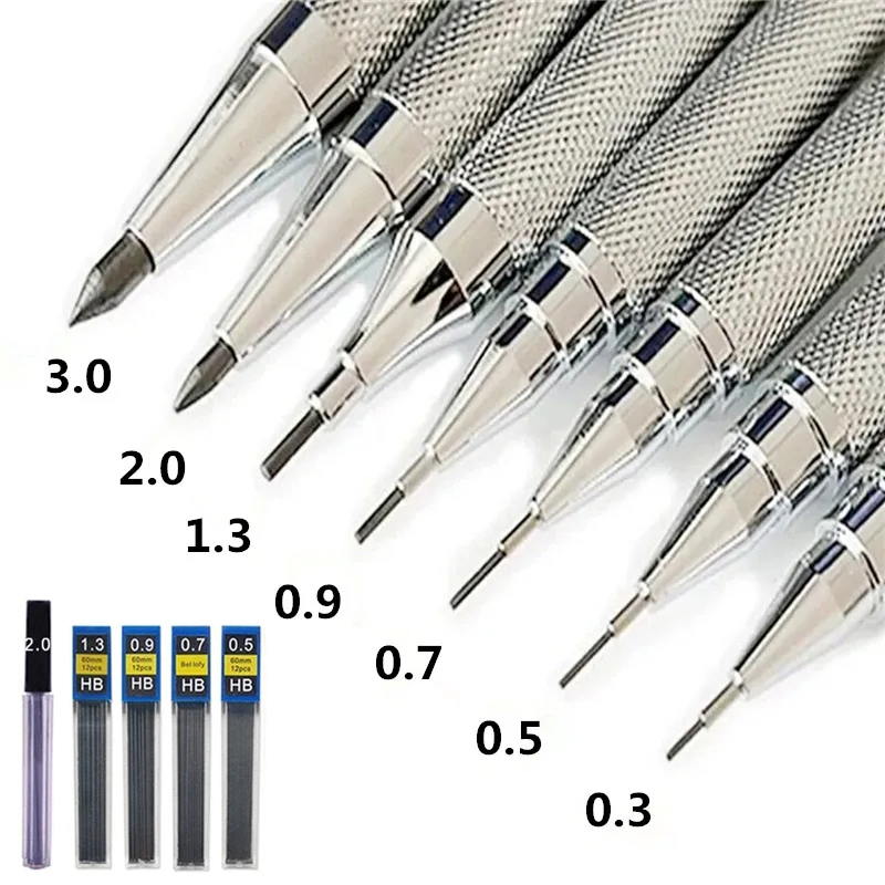 Metal Mechanical Pencil 0.3 0. - Mechanical Pencil 0.3 ulasan dan harga