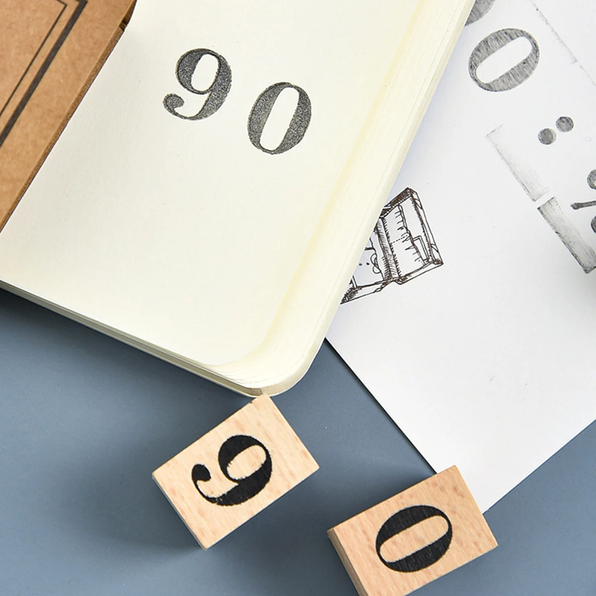 Wooden Rubber Date Stamp,12 Mo - Rubber Date Stamp ulasan dan harga