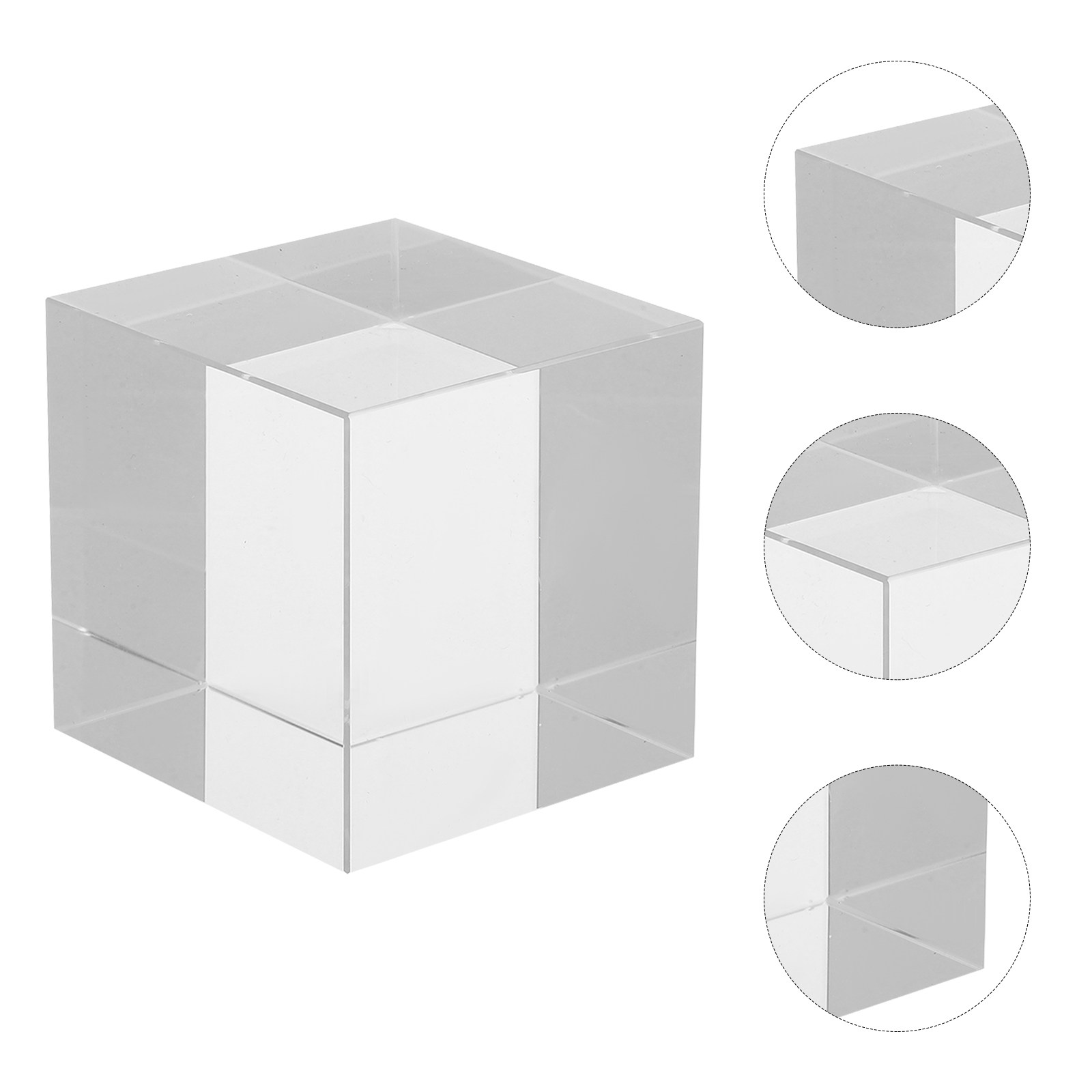 Square Crystal Paperweight Cle - Book Weight Glass ulasan dan harga