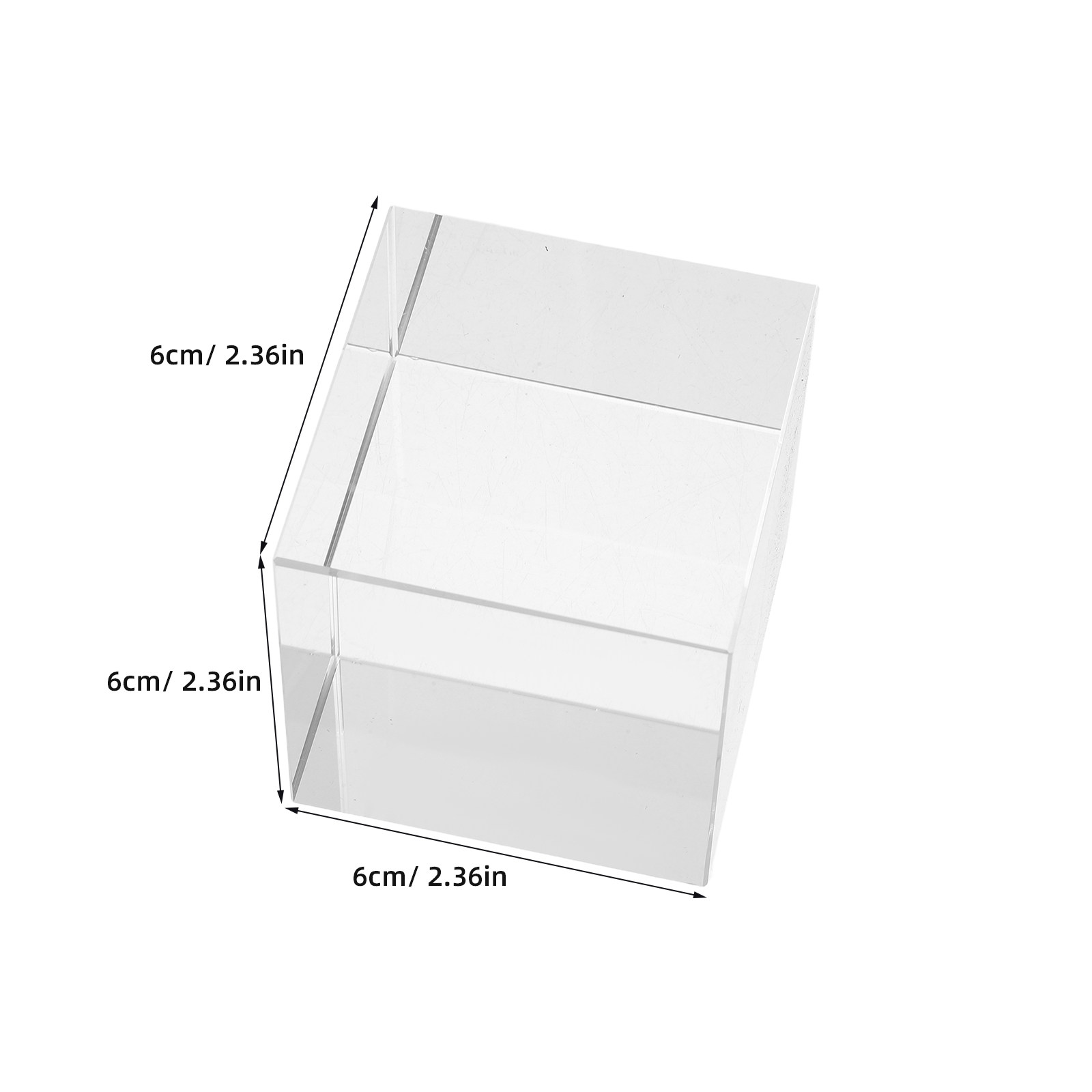 Square Crystal Paperweight Cle - Book Weight Glass ulasan dan harga