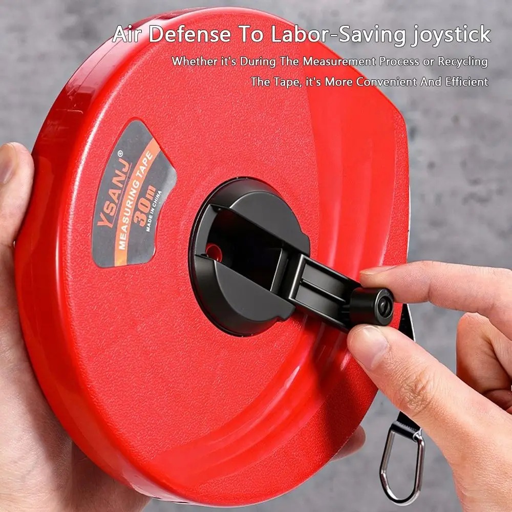 Red Measuring Tape 30m 50m Dou - Tape Dispenser Weighted ulasan dan harga